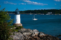 Fort Pickering Lighthouse Overlooking Salem Harbor